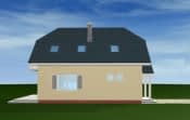 Projekt domu Adaś – widok bryły domu 4