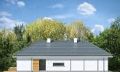 Projekt domu Parterowy 2 – elewacja boczna 2