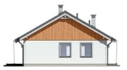Projekt domu Zosia – elewacja boczna lewa