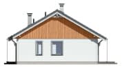 Projekt domu Zosia – elewacja boczna prawa