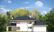 Projekt domu Dom z Widokiem 3 F – elewacja boczna 2
