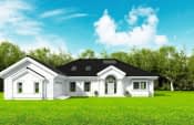 Projekt domu Rezydencja Parkowa 3 C – widok bryły domu 1