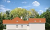 Projekt domu Rezydencja Parkowa 3 D – elewacja boczna 2