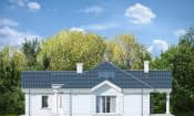 Projekt domu Willa Parkowa B – elewacja boczna 1