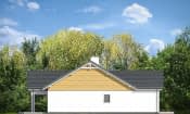 Projekt domu Parterowy 3 – elewacja boczna 2