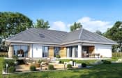 Projekt domu Parterowy 2 wariant B – wizualizacja 2