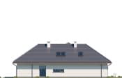 Projekt domu Parterowy 2 wariant B – elewacja 2