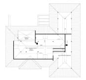 Projekt domu Willa Parterowa – wizualizacja 3D rzutu strychu