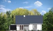 Projekt domu Zosia 7 B – elewacja ogrodowa