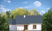 Projekt domu Zosia 8 – elewacja ogrodowa