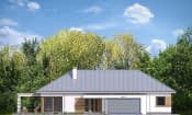 Projekt domu Wymarzony 2 – elewacja frontowa