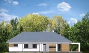 Projekt domu Wymarzony 3 – elewacja ogrodowa