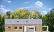 Projekt domu Wymarzony 4 – elewacja ogrodowa