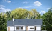 Projekt domu Wymarzony 7 – elewacja ogrodowa
