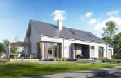 Projekt domu Wymarzony 8 – wizualizacja od frontu 2