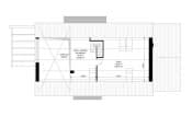 Projekt domu Wymarzony 8 – wizualizacja 3D rzutu strychu