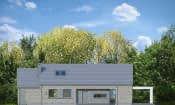 Projekt domu Wymarzony 9 – elewacja ogrodowa