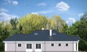 Projekt domu Dom na Parkowej 7 A – elewacja boczna 2
