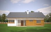 Projekt domu Oliwka wariant B – widok bryły domu 1