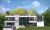 Projekt domu Rezydencja Floryda 2 – elewacja ogrodowa