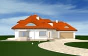 Projekt domu Rezydencja Floryda 2 – widok bryły domu 1