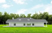 Projekt domu Rezydencja Parkowa wariant J – widok bryły domu 3