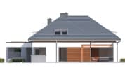 Projekt domu Hiacynt – elewacja boczna 1