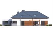 Projekt domu Hiacynt 2 – elewacja boczna 1