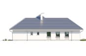 Projekt domu Willa Parterowa wariant B – elewacja boczna 2