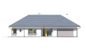Projekt domu Willa Parterowa wariant C – elewacja frontowa