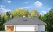 Projekt domu Willa Parterowa 2 wariant B – elewacja boczna 2