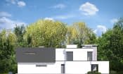 Projekt domu Rezydencja Floryda 2 wariant B – elewacja boczna 2