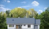 Projekt domu Wymarzony 10 wariant B – elewacja frontowa