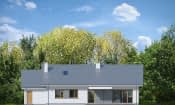 Projekt domu Wymarzony 10 wariant B – elewacja ogrodowa