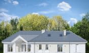 Projekt domu Willa Parkowa 6 wariant D – elewacja ogrodowa