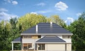 Projekt domu Willa Komfortowa wariant C – elewacja ogrodowa