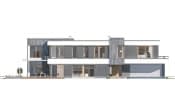 Projekt domu Willa Moderna – elewacja frontowa