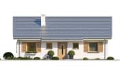 Projekt domu Sensowny 2 – elewacja frontowa