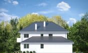 Projekt domu Kasjopea 7 B – elewacja boczna 1