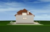 Projekt domu Ekonomiczny 3 – widok bryły domu 3
