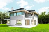 Projekt domu Sydney wariant B – widok bryły domu 3