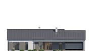Projekt domu Dom na Szerokiej – elewacja frontowa