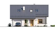Projekt domu Ambitny – elewacja frontowa