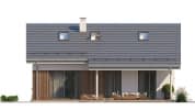 Projekt domu Ambitny 2 – elewacja ogrodowa
