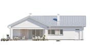 Projekt domu Sielanka 2 – elewacja ogrodowa