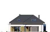 Projekt domu Hiacynt 4 – elewacja ogrodowa