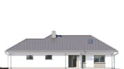 Projekt domu Willa Parterowa 4 – elewacja 1