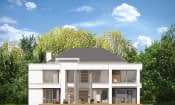 Projekt domu Willa Floryda 2 wariant C – elewacja ogrodowa
