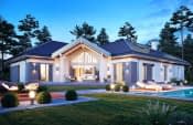 Projekt domu Willa Parkowa 6 modern A – wizualizacja 2