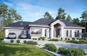 Projekt domu Willa Parkowa 6 modern A – wizualizacja 3